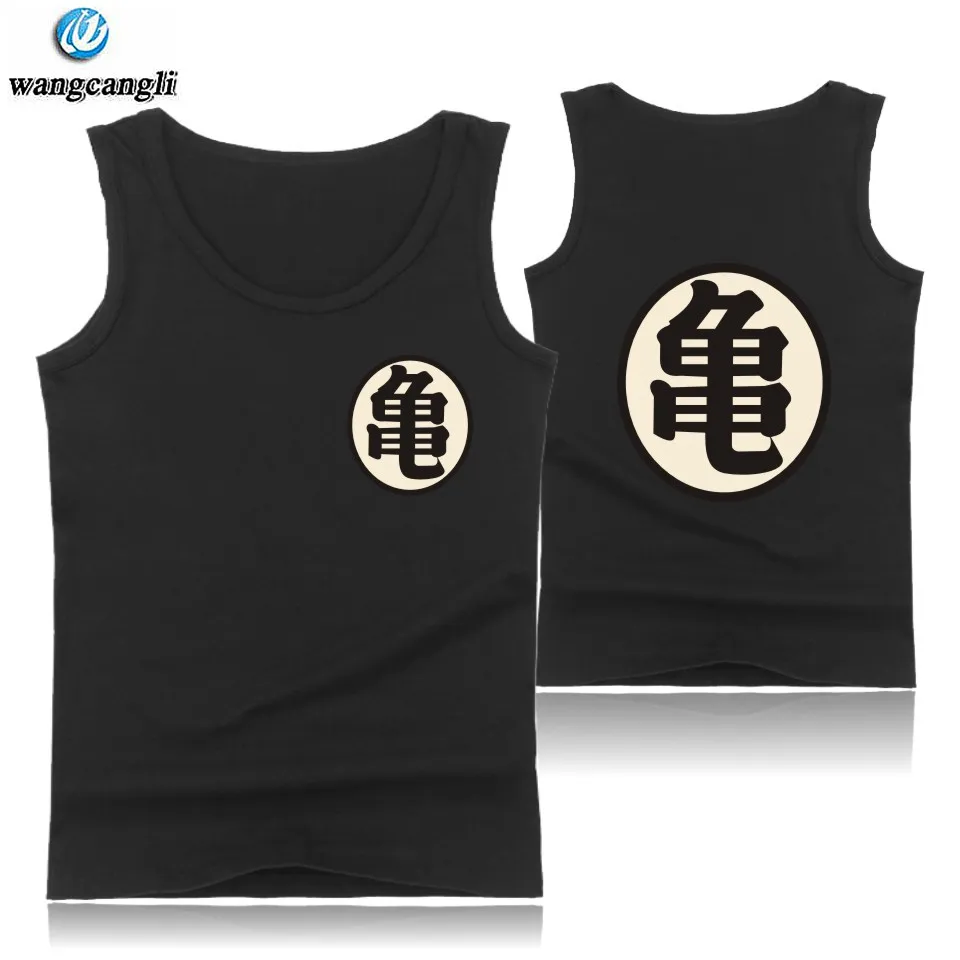 

Dragon Ball Z fashion tank tops oversize summer vest Kid Goku cosplay bodybuilding shirt funny cotton fitness tank top men