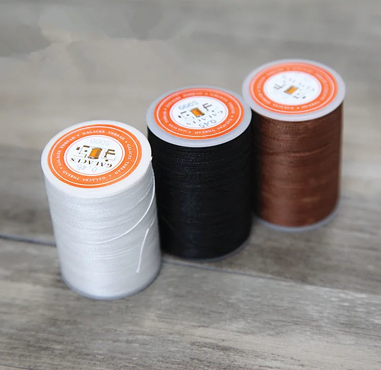

0.45mm diameter 3 meters Manual leather line hand stitching polyester round wax line hand sewing round wax line 3 meters Length