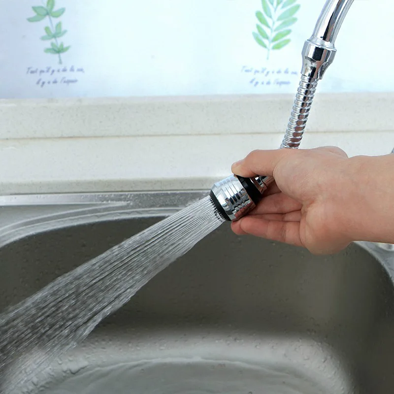 Faucet Extended That Splash A Head Is Extending Kitchen Household Tap Water Shower Water Saving Can Rotate Filter Nozzle Mouth