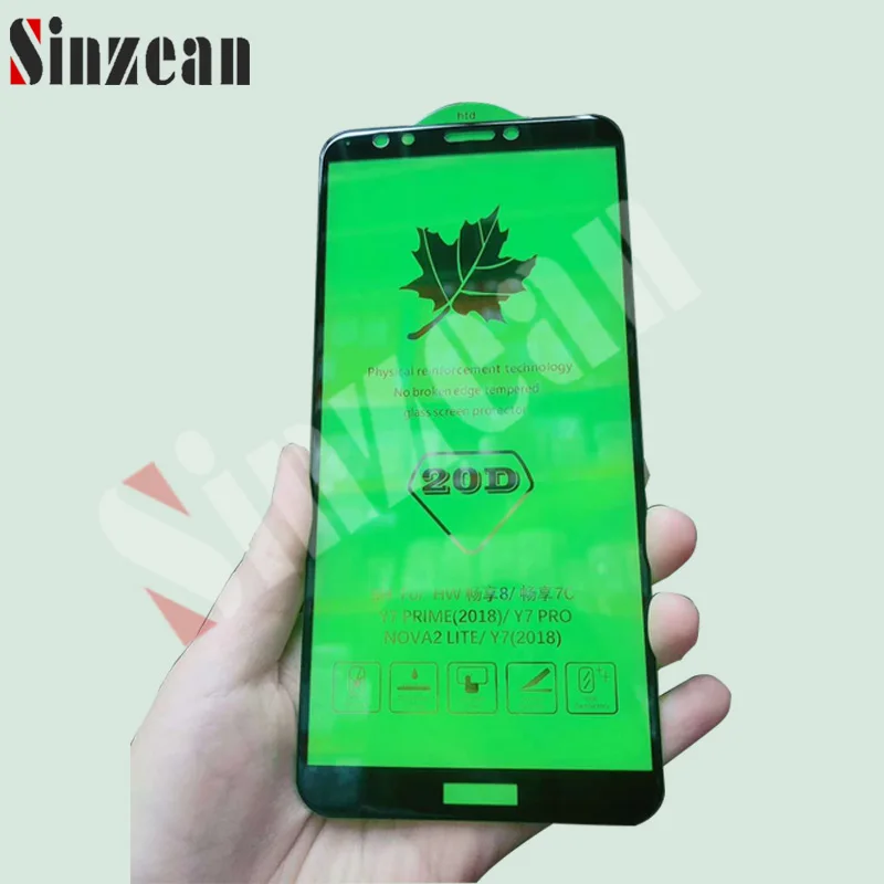 Sinzean 100 шт для IPHONE 11 Pro MAX/678 Plus 20D полное покрытие из закаленного стекла для IPHONE XS MAX/XR большой радиус защиты экрана