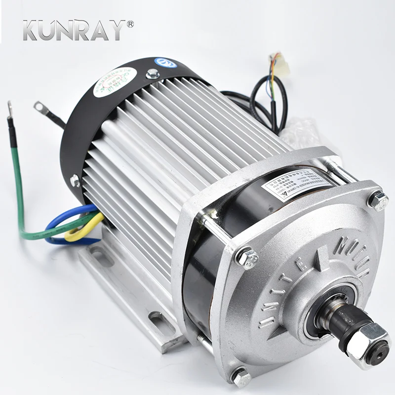 Perfect BM1412ZXF-01 1200W 48V 60V BLDC Electric Motor Tricycle Brushless Mid Motor Big Power E-car Three Wheel Engine 3000RPM 3.69N.m 4