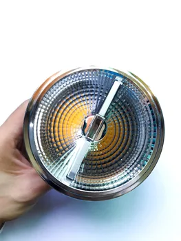 

6pcs/lot Dimmable High Power 15W COB LED Bulb Light AR111 QR111 G53 ES111 10W LED Spot Light AC110V/220V/DC12V Free shipping
