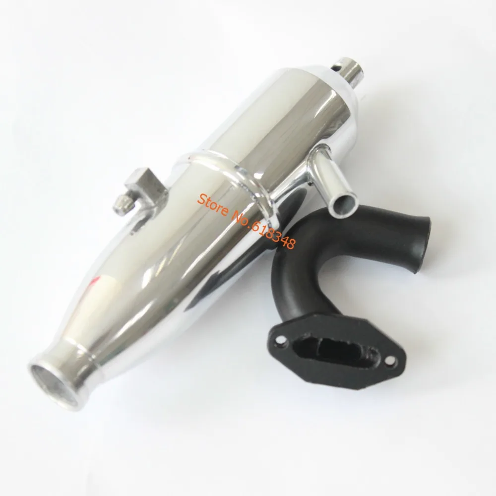 

1 Set Tuned Exhaust Pipe & Header Manifold Nitro Engine Parts RC 1:10 Model Car HSP 102009 02031A