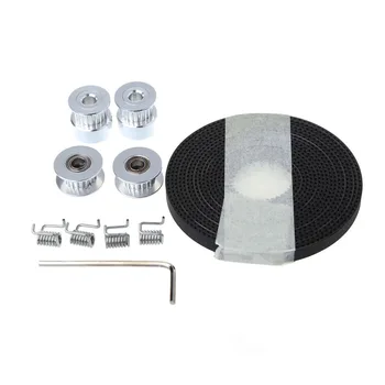 

New 2.5m GT2 Timing Belt 20 Teeth GT2 Pulley Idler Torsion Spring For 3D Printer RepRap High Quality 3D Printer Parts Set C26