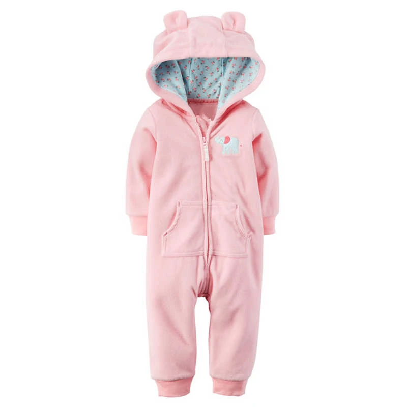Otoño e Invierno bebé recién nacido ropa de bebé polar mono niños mameluco con capucha oso Onesie bebé Bebe Menino Macacao Otoño e Invierno bebé recién nacido ropa de bebé polar mono niños mameluco con capucha oso Onesie bebé Bebe Menino Macacao