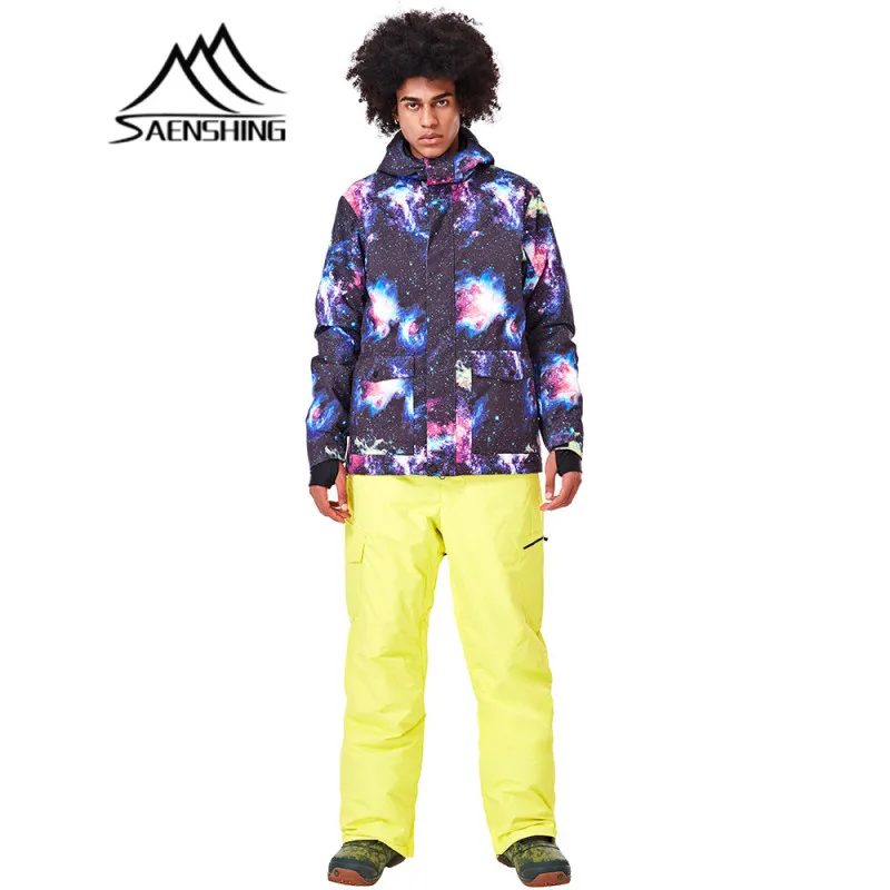 

SAENSHING Winter Ski Jacket Men Waterproof Jacket Skiing Snowboard Outdoor Sport Snow Invierno Mountaineering Ropa Hombre