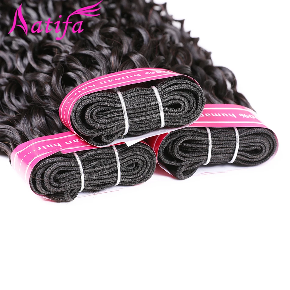 Brazilian Water Wave Hair Bundles Human Hair Weave 3 or 4 Bundles Natural Color Aatifa NonRemy Hair Extension 8-28 inch Brazilian Water Wave Hair Bundles Human Hair Weave 3 or 4 Bundles Natural Color Aatifa NonRemy Hair Extension 8-28 inch