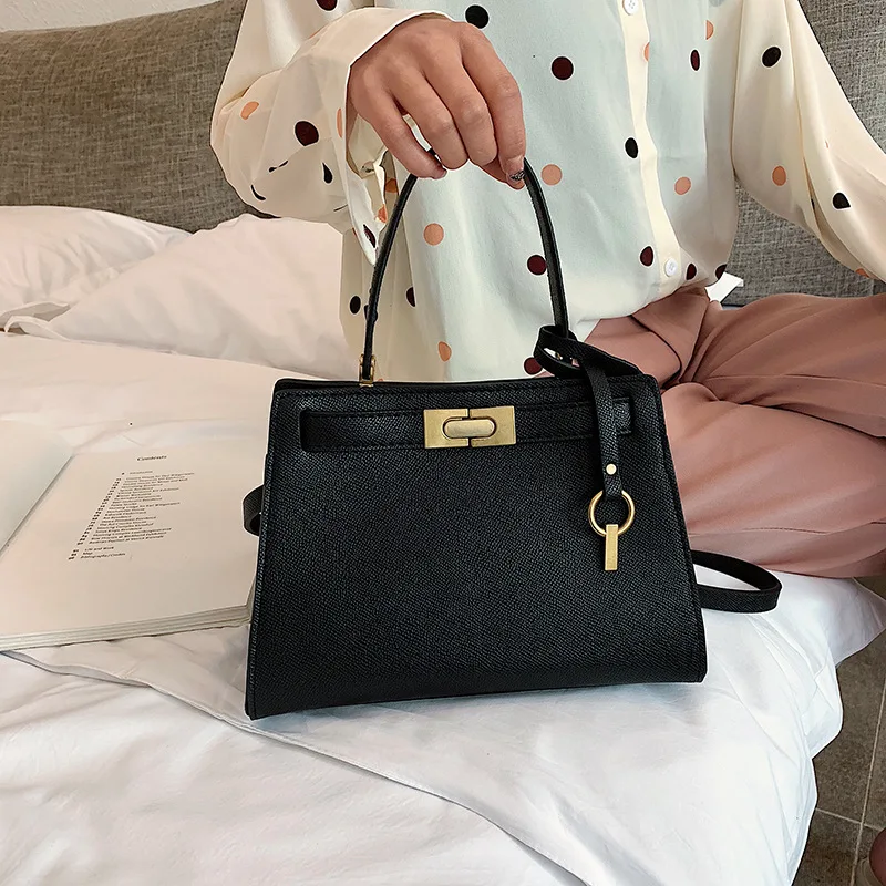 JIHAO/брендовая дизайнерская женская сумка с клапаном, модные женские однотонные Сумки из искусственной кожи на плечо, простые универсальные сумки через плечо, женские сумки