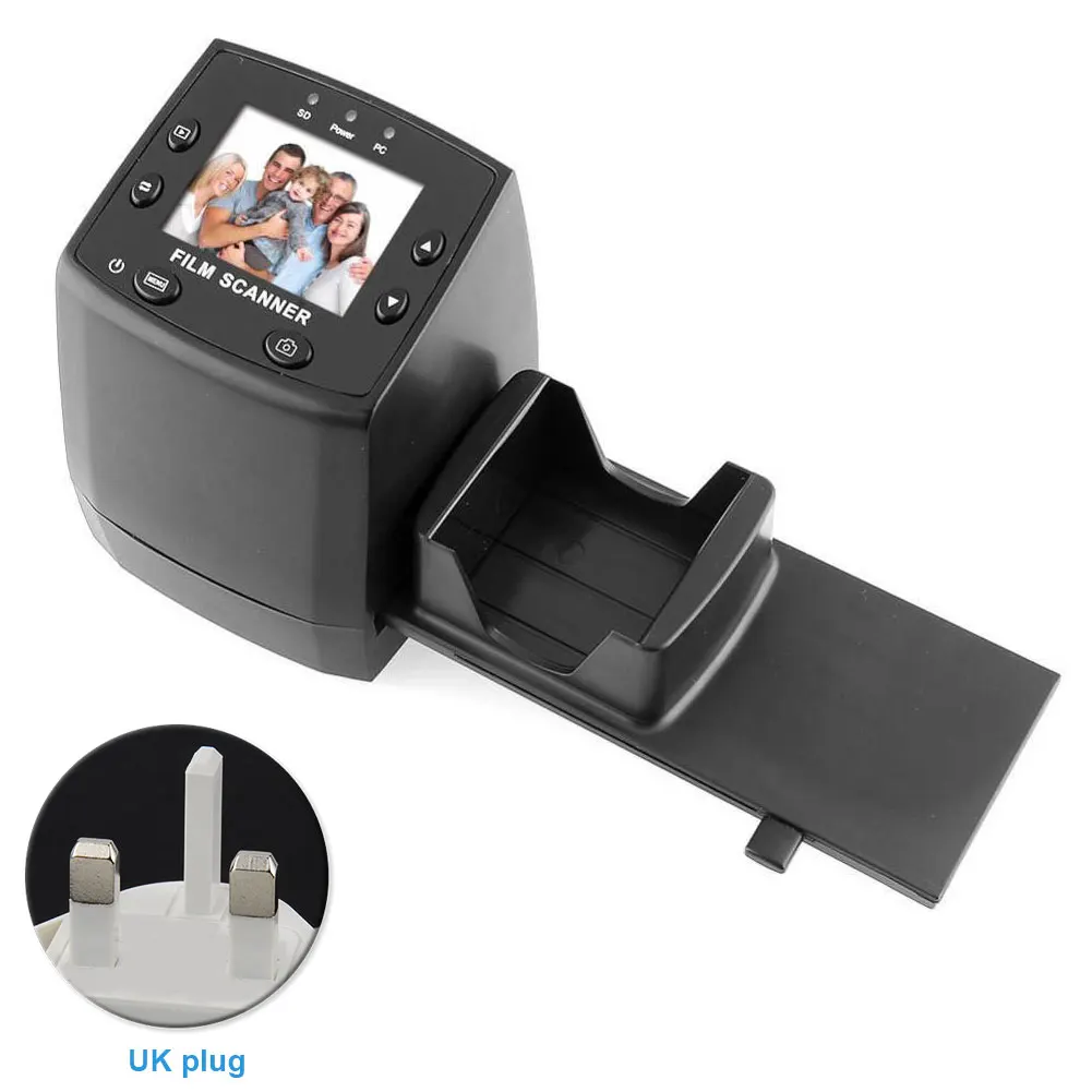 

EC717 2.4inch Converter Tool Photography Slide High Resolution LCD Display Film Scanner Negative Films Movie Quick Image Viewer