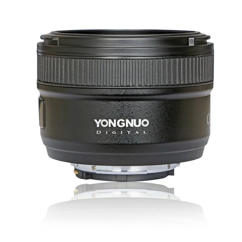 Yongnuo YN50mm YN MF 50 мм f/1,8 AF объектив с фиксированным фокусным расстоянием авто ручной фокусировки AF MF для Nikon D7100 D3200 D3300 D5300 D90 DSLR Камера