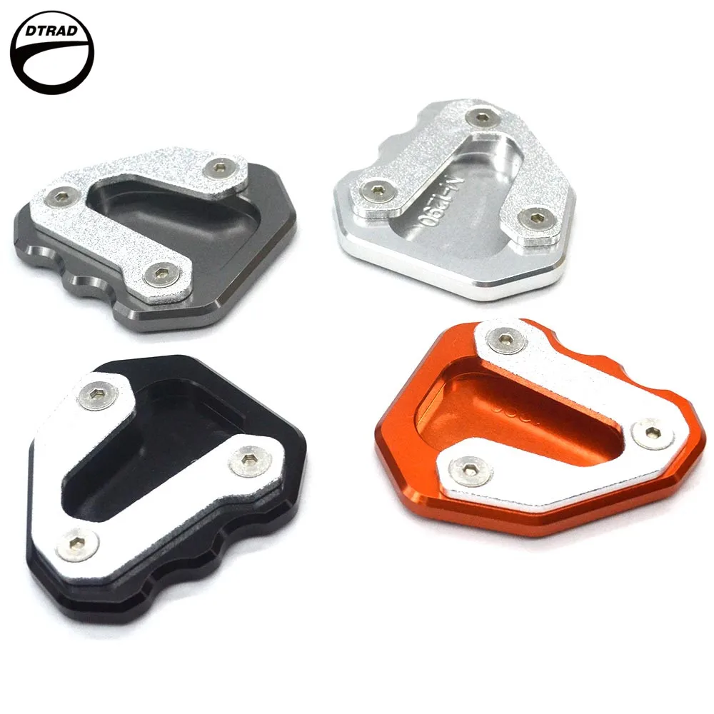 DTRAD Motorcycle Kickstand Side Stand Enlarger Plate Extension Pad For
