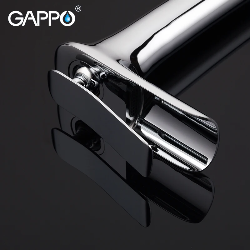 Смеситель для раковины GAPPO, кран для раковины, краны для раковины, краны для воды на бортике, смеситель, хромированный кран для ванной комнаты
