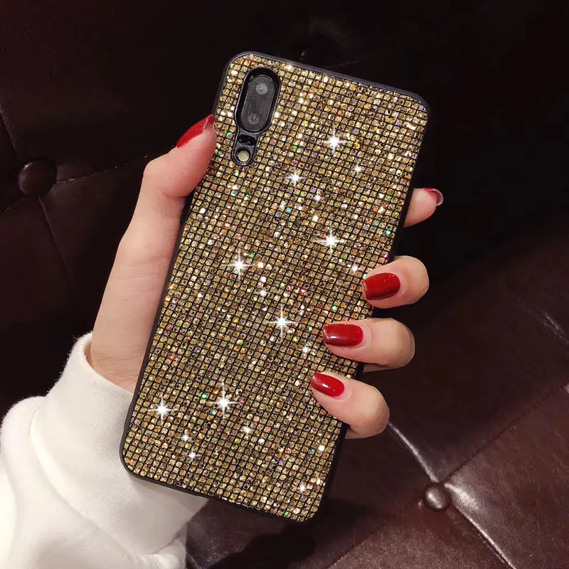 Блестящий чехол для Huawei P30 Pro Mate 20 P10 P20 Lite Nova 4 3i P Smart Plus Honor 8X 9i 10 lite мягкий