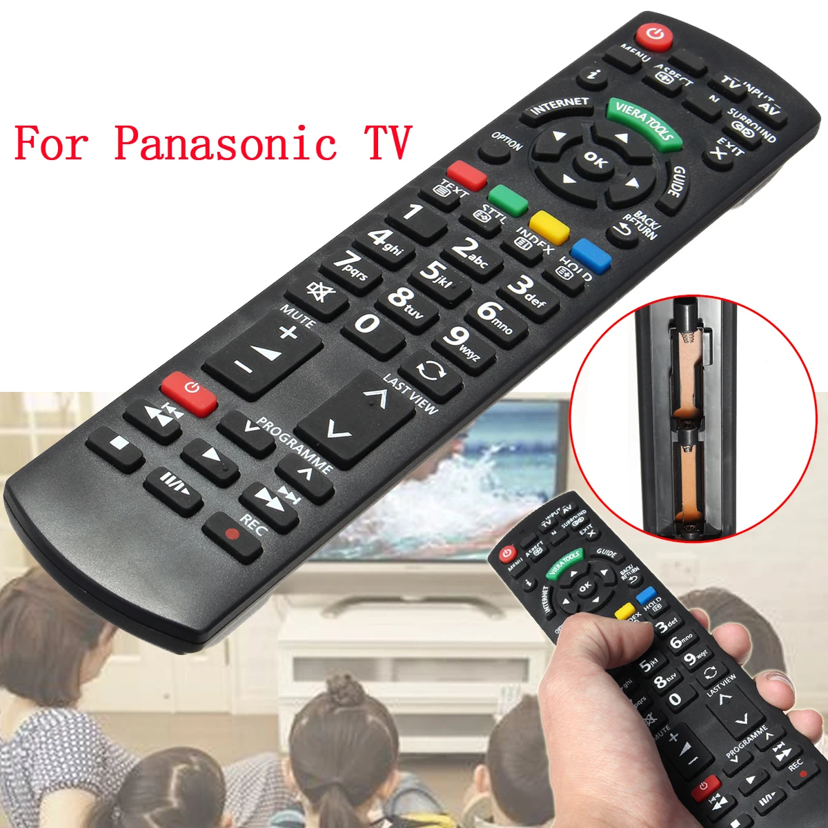 

TV Remote Control for Panasonic TV Replacement Smart Controller Universal fit All for Panasonic TV Accessories
