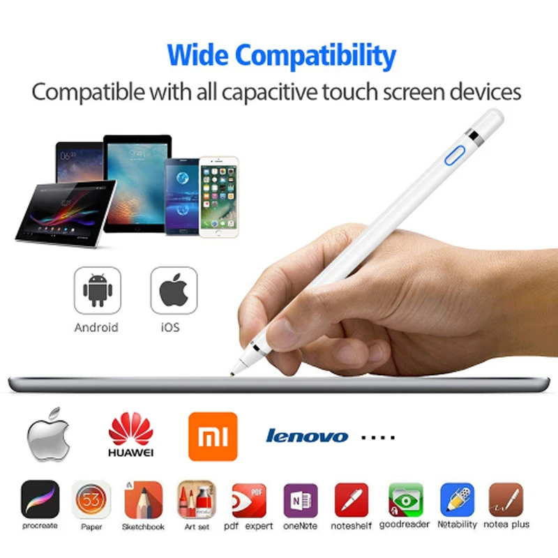 Активный стилус для iPad Pro 11 12 9 10 5 7 2018 2017 умная емкостная ручка карандаш mini 4 3 2 1 Air