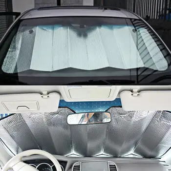 

Sun Visor Replacement Shield Windows Protection 130x60CM Car Sun Shade Dashboard Dustproof Set Front Wind Durable