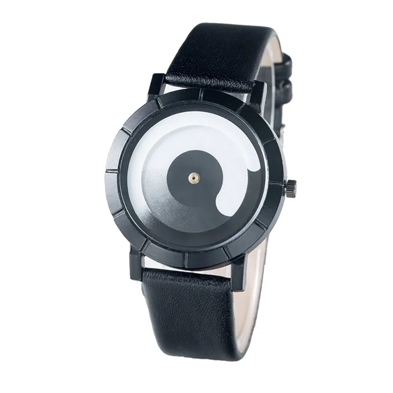 

Women's Watches Fashion Simple And Trends Couple Lovers Black Strap Watch Bracelet Quartz Watch Women relogio feminino