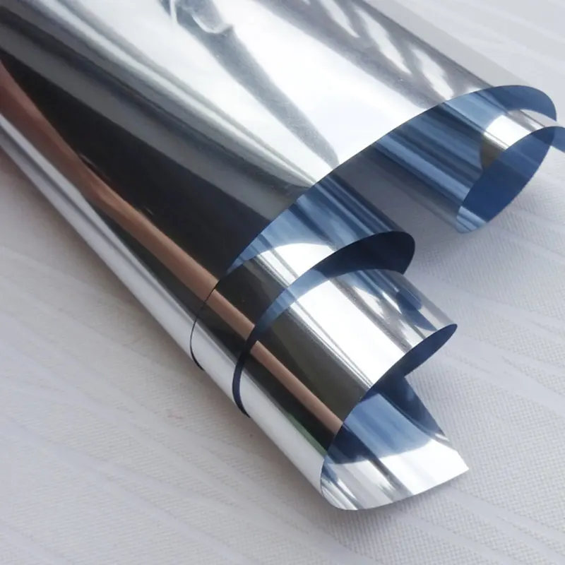 WINDOW TINT FILM TINTING SILVER CHROME REFLECTIVE ONE WAY 50cm x 3M