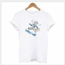 Летняя свободная Европейская и американская Женская футболка для бега, хлопковая белая футболка для бега, настоящая