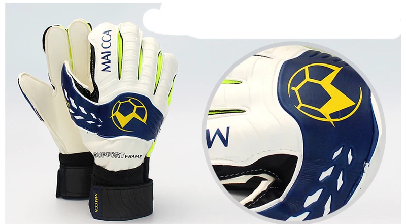 Высококачественные вратарские перчатки, футбольные Супермягкие латексные перчатки для защиты пальцев, Вратарские футбольные перчатки#16022302