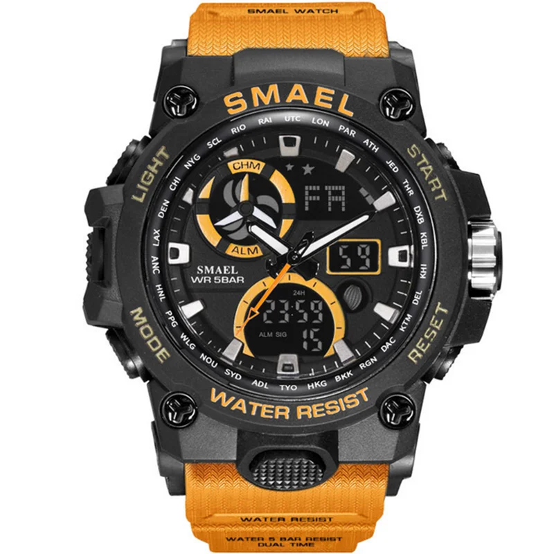 

New Watch Genuine Fashion Sports Multi-function Electronic Watch Couple Popular Men's Waterproof 50 Chronograph