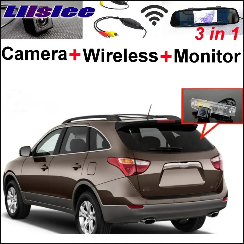 

Liislee 3in1 Special Rear View Camera + Wireless Receiver + Mirror Monitor Easy Parking System For Hyundai Veracruz 2007~2016