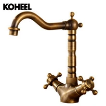 2017 High Quality Antique Brass Material Bronze Hot And Cold Single Lever Kitchen Faucet Sink Faucet Basin Faucet Tap Mixer K9