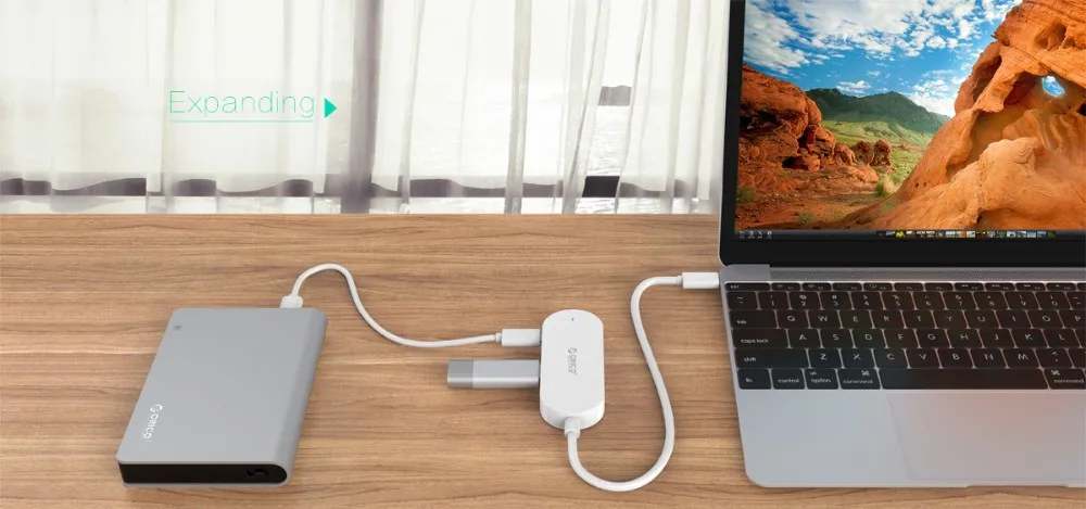 ORICO USB концентратор USB кабель для передачи данных 4 Порты и разъёмы USB разветвитель с Тип-C Мощность Порты и разъёмы Для iMac Vista ноутбуков, Mac OS, Linux, концентратор USB3.0 USB3.1 USB2.0