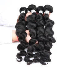 Loose Wave Brazilian Hair Weave Bundles Deals Honey Queen Hair Products 1Pc/Lot Human Hair Extensions 10-28″ Remy Hair Weaving