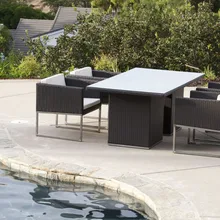 Ресторан открытый плетеный Патио Набор