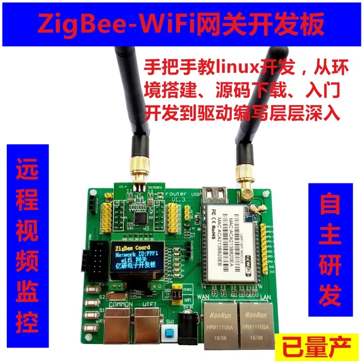Новая плата Openwrt Suite CC2530/RT5350 шлюз Wi Fi физическая ассоциация ZigBee|Хранилища для