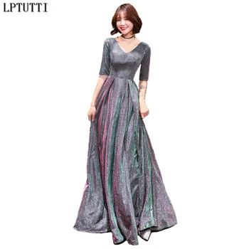 

LPTUTTI Sequin Gratuating New For Women Elegant Date Ceremony Party Prom Gown Formal Gala Luxury Long Evening Dresses