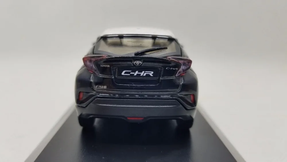 1:43 литой автомобиль для Toyota C-HR черный Внедорожник сплав модель автомобиля подарки CHR C HR