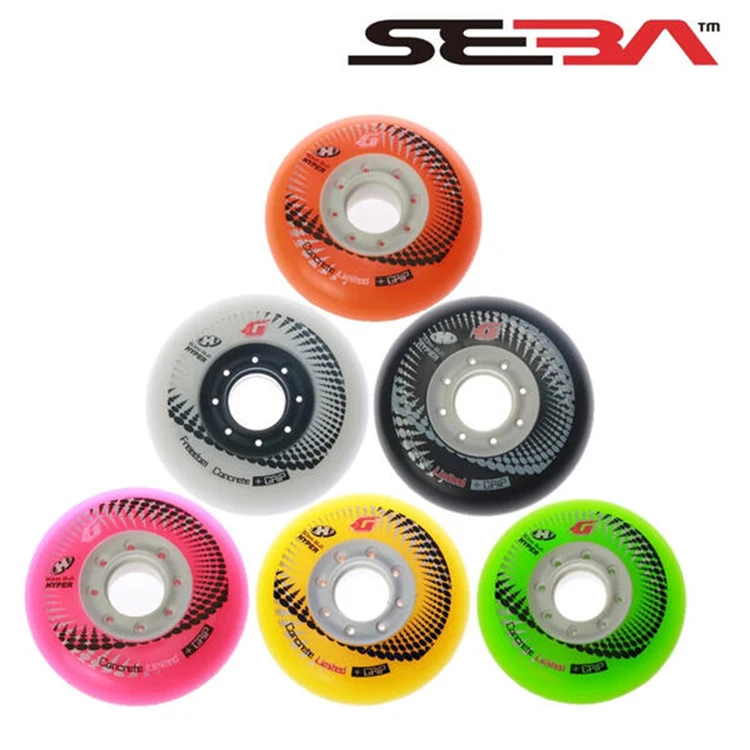 

[100% Original] 4 Pcs SEBA Hyper +G GRIP Concrete 84A Inline Skates Wheel For SEBA IGOR KSJ RB Roller Skate FSK Slalom Braking