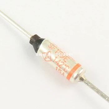 

100 Pcs Per Lot Microtemp Thermal Fuse 142 Degree TF Cutoff 250V 15A SF139E