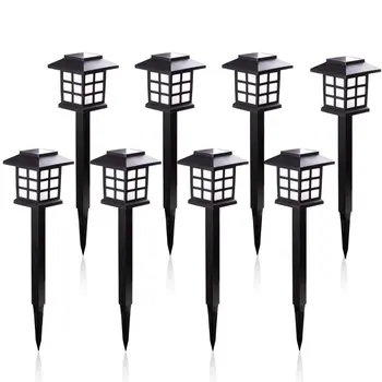 

4/6/8pcs led Solar Pathway Lights Waterproof Outdoor Solar Lawn Lights for Garden/Landscape/Path/Yard/Patio/Driveway/Walkway