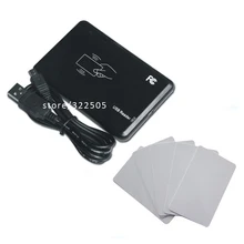 15 стилей, выходной формат, USB порт, 125 кГц, Частотный контроль доступа, RFID считыватель+ 10 карт+(программное обеспечение для установки