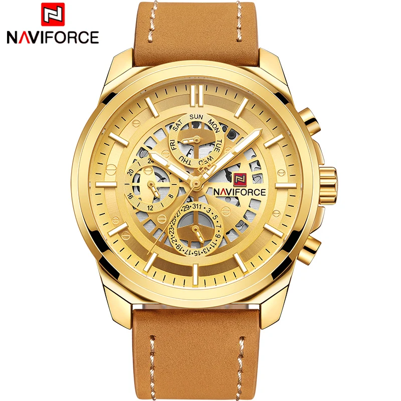 2018 новые модные роскошные брендовые NAVIFORCE мужские армейские военные часы