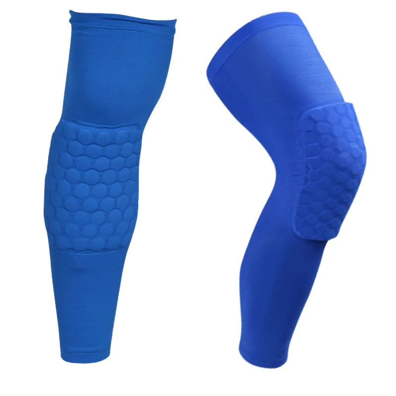 A Pair Colorful Basketball knee pads Football brace support Leg Sleeve