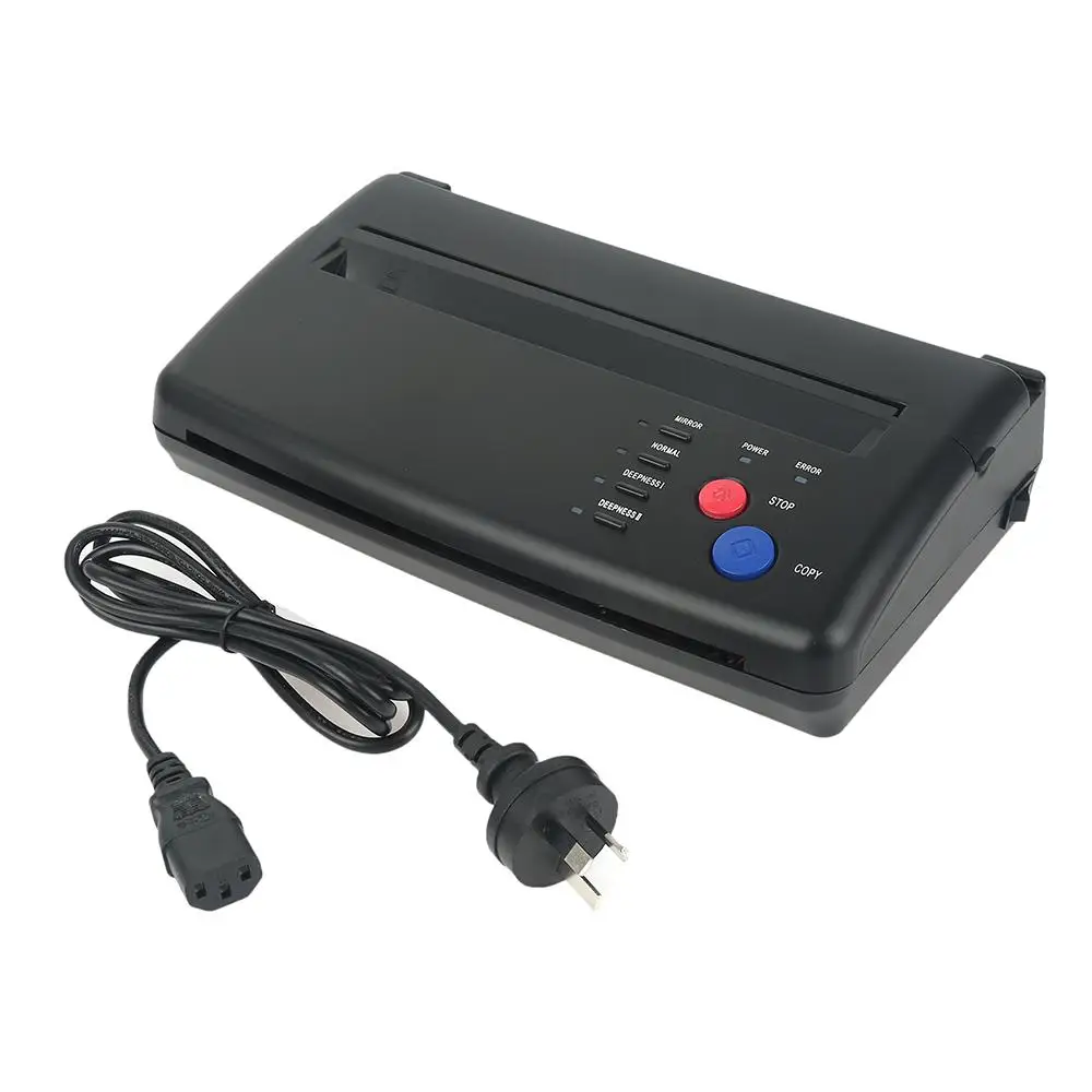 Máquina de Tatuagem Estêncil de Transferência Fabricante do Estêncil do Tatuagem Impressora de Impressão Preto Térmica Desenho Transferência Máquina Copiadora 14 High Quality Beleza e saúde