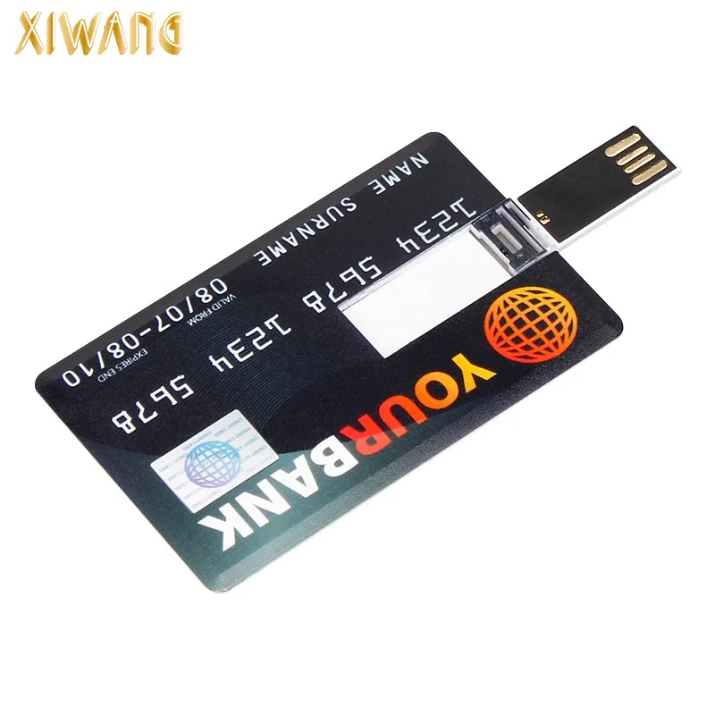 Usb флэш 4 ГБ 8 ГБ 16 ГБ 32 ГБ 64 ГБ 128 ГБ usb палка банк Кредитная карта USB флэш-накопитель супер тонкий Флешка Оптовая Продажа Бесплатный