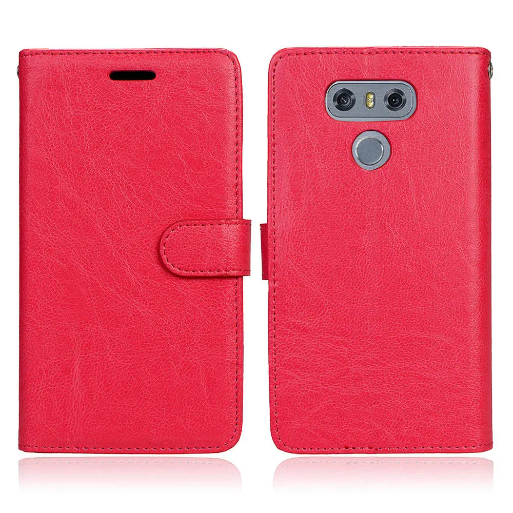 Для LG G3 G4 G5 G6 PU Leatehr Чехлы бумажник чехол флип для телефона Магнитный K7 K8 K10 V10 V20