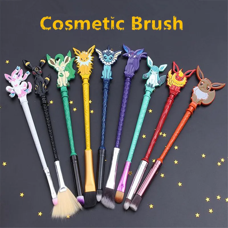 Японский аниме Pocket Monsters Cosmetic Brush косплей реквизит Pokemon Girl модные Хрустальные