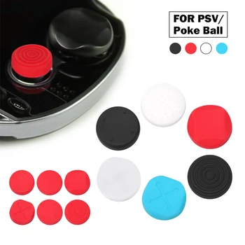 

6 Pcs Silicone Thumbstick Grip Cap Joystick Analog Protective Cover Case For Sony Play Station Psvita PS Vita PSV 1000/2000 Slim