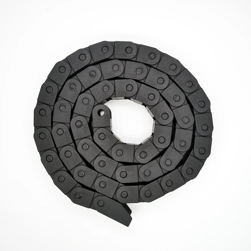 Transmission Chains 10 x 10mm 1M Open On Both Side Plastic Towline Cable Drag Chain