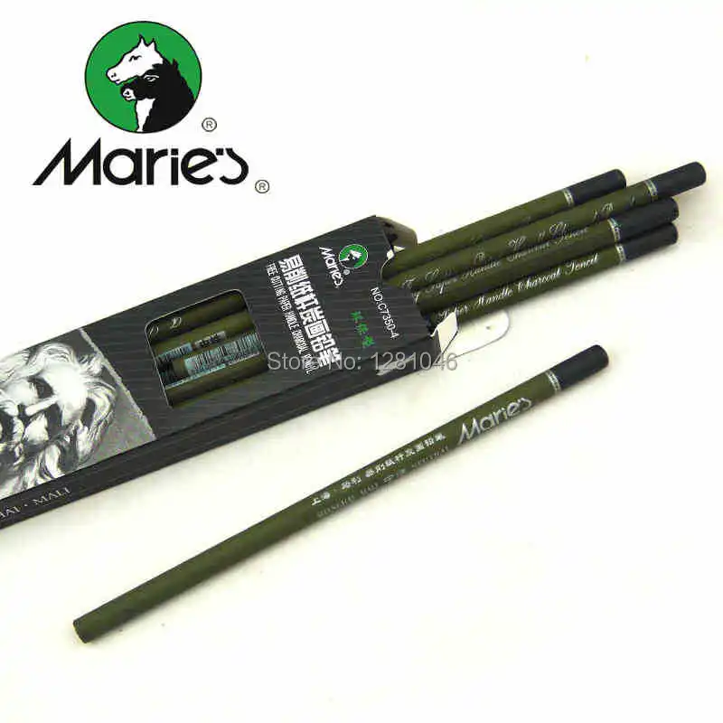Карандаш LifeMaster Maries с древесным углем 12 карандашей/партия