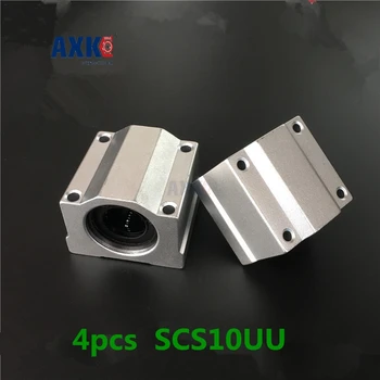 

2019 Axk Free Shipping 4pcs Sc10uu Scs10uu Linear Motion Ball Bearings Slide Block Bushing For 10mm Shaft Guide Rail Cnc Parts