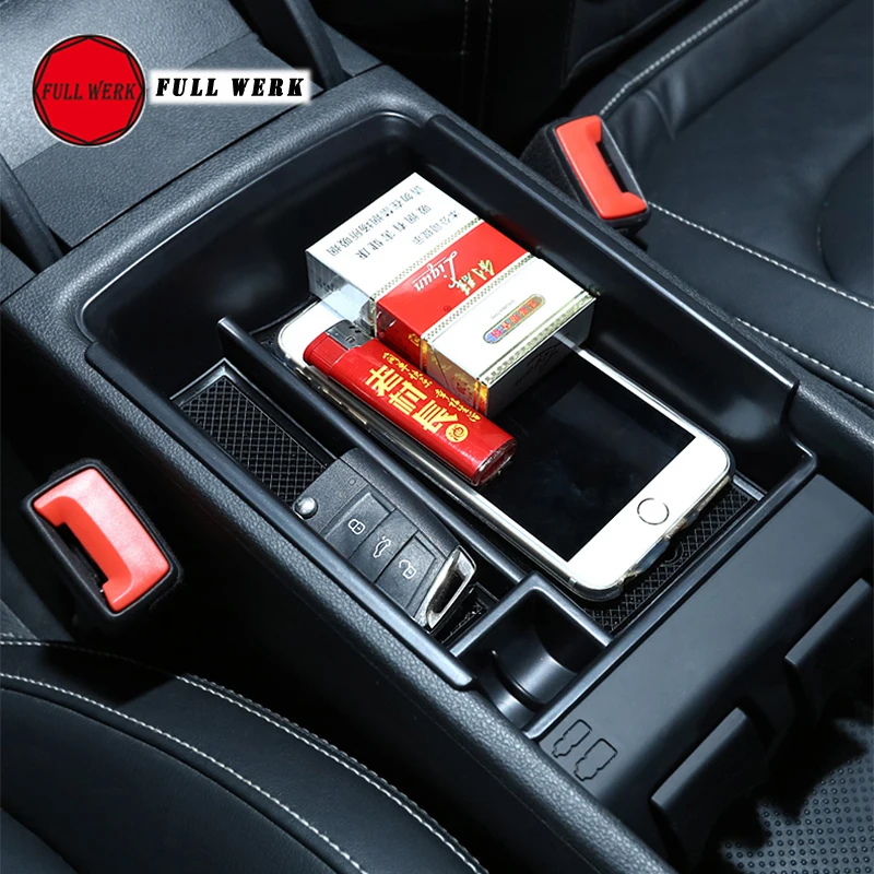 

1 piece ABS Car Armrest Box Console Storage Box Organizer for Skoda Kodiaq Interior Container Stowing Tidying Accessories