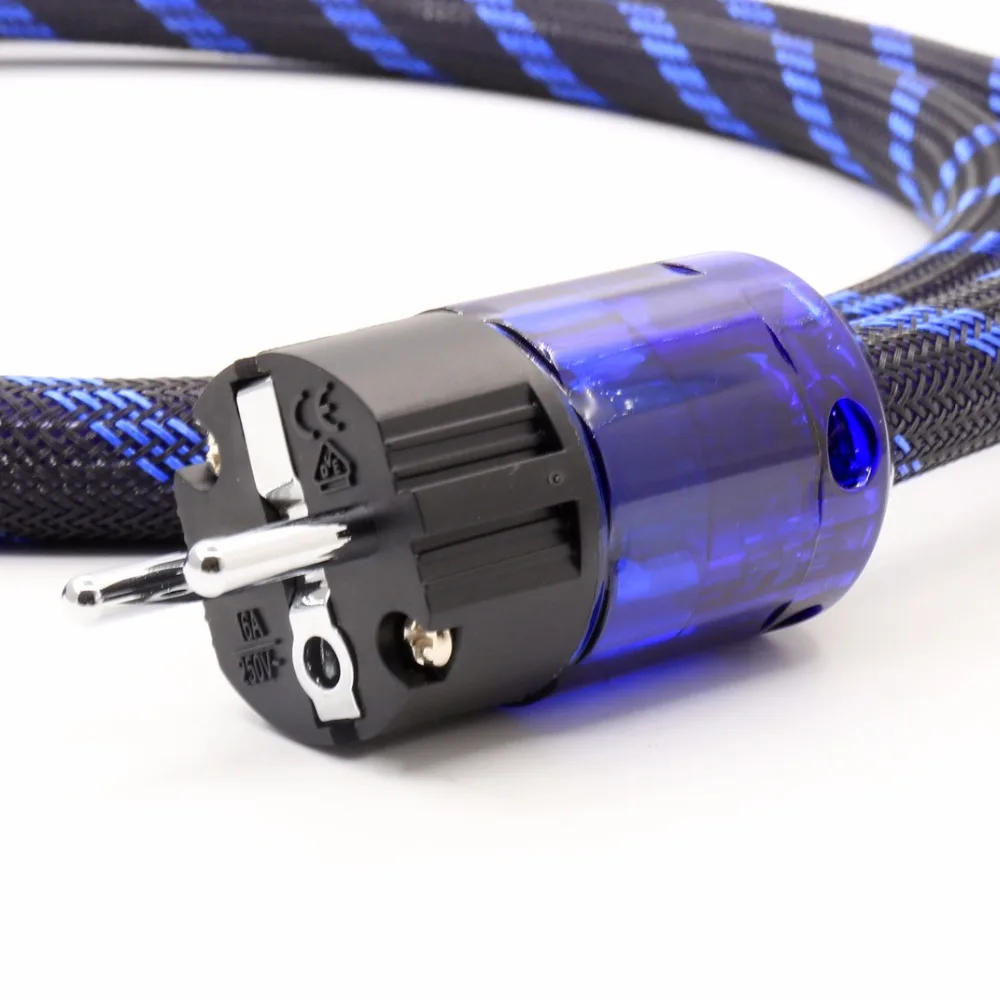 OEM Power cable 4n OFC EU/US/UK Rhodium /Gold plated Hi End Hifi Audio