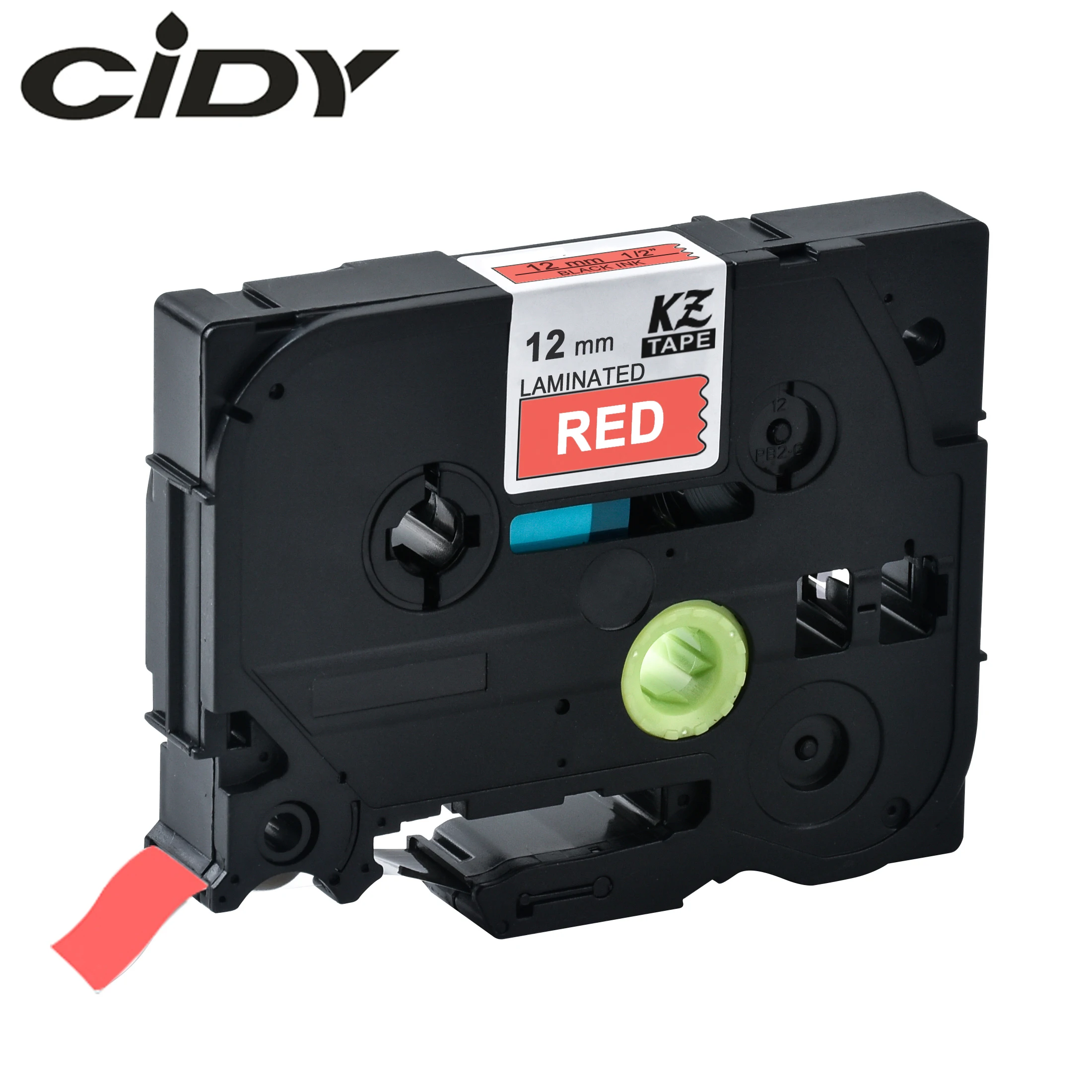 CIDY Tze 435 Tz435 белый на красный ламинированный совместимый с P touch 12 мм для печати